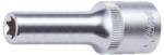 Hans Tools 1/2" E-STAR hosszú dugókulcsfej E8x76mm CrV 4310E08 (040103-0650)