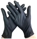 GMT Gumikesztyű nitril púdermentes M 100 db/doboz, GMT Super Gloves fekete - iroszer24