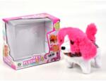 Magic Toys Rózsaszín sétáló plüss kutya hanggal (MKL033512)