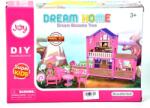 Magic Toys Dream Home pink építhető babaház MKL560768