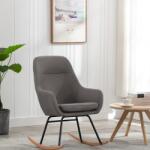 vidaXL Scaun balansoar, gri deschis, material textil (289537) Balansoar