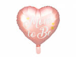 PartyDeco Balon din folie - Mom to be roz