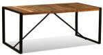 vidaXL Masă de bucătărie din lemn masiv reciclat, 180 cm (243999)
