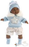 Llorens Sirham síró baba csillagos ruhában - 38 cm (38617)