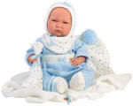 Llorens Lalo síró baba kék ruhában - 42 cm (74091)