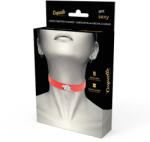 Coquette nyakpánt, karikával (piros) - szeresdmagad