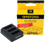 Patona GoPro Hero 9 AHDBT901 ADBAT001 tripla töltő Micro USB kábellel - Patona (PT-9884) - kulsoaksi