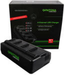 Patona Premium 4 tálcás töltő Canon BP-A30 BP-A60 BP-A65 BP-A90 EOS C200 C200B - Patona (PT-1694) - kulsoaksi