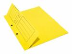  Dosar cu sina incopciat A4 1/2 carton supercolor 10 buc/set galben (FIN958GLUXASET10)