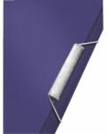Leitz Mapa documente A4 cu elastic plastic albastru Leitz Style (ESS39770069) - dacris