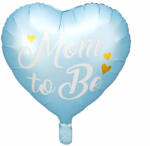 PartyDeco Balon din folie - Mom to be albastru