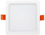 2R Led Panou Patrat Incastrat 9W, RGB+CCT, 720LM, 2.4G RF (15064-)