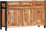 vidaXL Servantă, 120 x 35 x 75 cm, lemn masiv de acacia (247449) Comoda