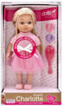 Dolls World Magyarul beszélő Charlotte, rózsaszín ruhában (8156)