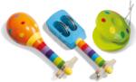 Eichhorn Instrumente muzicale din lemn Music Set with Maracas Eichhorn castanet zornăitoare maracas de la 12 luni (EH3484) Instrument muzical de jucarie