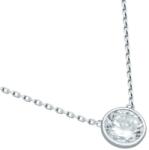 BeSpecial Colier minimalist din argint 925 rodiat cu zirconiu (CSX0166)
