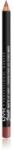 NYX Professional Makeup Suede Matte Lip Liner Matt ajakceruza árnyalat 25 Whipped Cavier 1 g