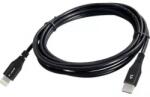LOTOO USB 2.0 Type C Lightning Încărcător/cablu date Negru 80cm LTO-ICSS2L-800 (LTO-ICSS2L-800)