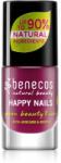 Benecos Happy Nails ápoló körömlakk árnyalat Wild Orchid 5 ml