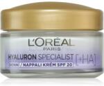 L'Oréal Hyaluron Specialist crema hidratanta pentru umplere SPF 20 50 ml