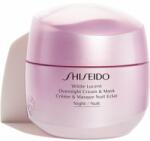 Shiseido White Lucent Overnight Cream & Mask mască și cremă de noapte hidratantă impotriva petelor 75 ml