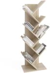 FMD Bibliotecă geometrică verticală, stejar 267-001E (436996) Biblioteca