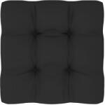 vidaXL Pernă pentru paleți, negru, 70x70x10 cm, material textil (314395)