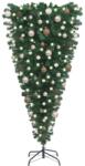 vidaXL Set pom de Crăciun artificial inversat cu LED-uri&globuri 180cm (3078057)
