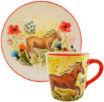 BögreManufaktúra Ló bögre és reggeliző tányér (H00112)