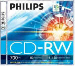 Philips CD-RW lemez, 80 12x vastag tok (PH710242)