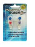 PIERROT Toothbrushes Pierrot Revolution Elektromos Fogkefefej - Lila-piros - 2 Db