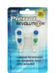 PIERROT Toothbrushes Pierrot Revolution Elektromos Fogkefefej - Zöld-kék - 2 Db