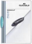 DURABLE Swingclip A4 30 lapos világos kék clip-mappa (226014) - bestbyte