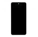 Huawei P Smart 2021, PPA-LX1, Honor 10X Lite (2020), DNN-LX9, Y7A (2021), PPA-L03B előlap keret, lcd kijelző és érintőpanel, fekete OEM