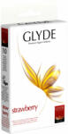 GLYDE Strawberry - Premium Vegan Condoms 10 pack