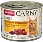 Animonda 6x200g animonda Carny Adult nedves macskatáp- Csirke, pulyka & kacsaszív