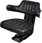 vidaXL Scaun de tractor cu suspensie, negru (210157)
