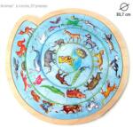 Goki Puzzle rotund Cercul animalelor (GOKI57790)