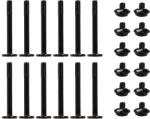 Alphacool radiátor csavar 12x M3x30mm/M3x5mm szürke kereszt hornyos laposfejű csavar /24848/