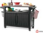  Градински бар за съхранение Keter Unity графит XL, 207l, 123.7х54х90см