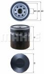 MAHLE Filtru ulei MAHLE OC 1291 - automobilus
