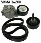 SKF Set curea transmisie cu caneluri SKF VKMA 34200 (VKMA 34200) - automobilus