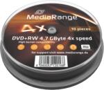 MediaRange DVD+RW 4x, 4.7 GB, 10 bucati (MR451) - pcone