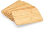 Klarstein Blaturi pentru micul dejun, blaturi pentru tăiat, set de 6 bucăți, fiecare 20x1x14 cm (LxÎxl), bambus netratat (BW-10280-001) (BW-10280-001) Tocator