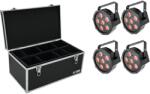 EUROLITE Set 4x LED SLS-6 TCL Spot + Case TDV-1 - dj-sound-light