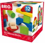 BRIO - Set Blocuri Colorate Din Lemn 25 Piese (BRIO30114) - babyneeds