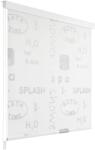 vidaXL Roletă perdea de duș 120x240 cm Imprimeu Splash (142873) - comfy Perdea de dus