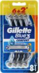 Gillette Set aparate de ras, 6+2 bucăți - Gillette Blue 3 Comfort 8 buc