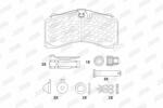 JURID set placute frana, frana disc JURID 2932805390 (2932805390)