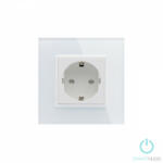 Smarthugo Egyes Fehér Üvegkeretes Konnektor (sh1500001)